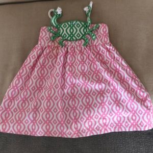 Little girls Mud Pie crab dress